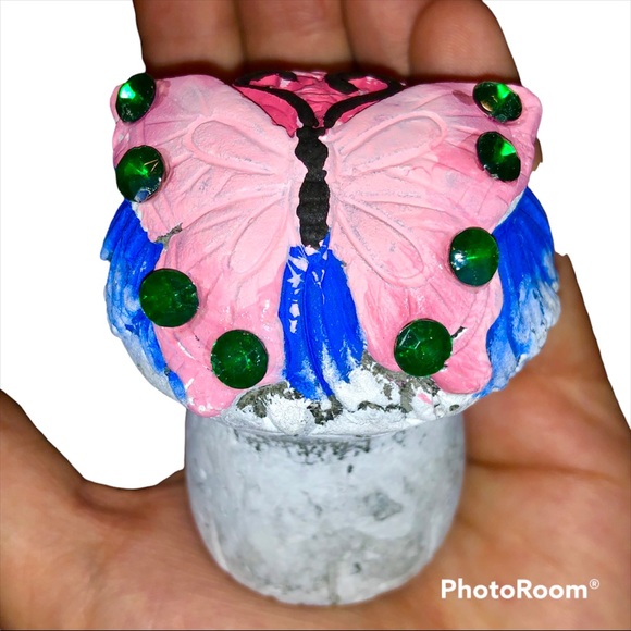 🦋 BUTTERFLY MUSHROOM FIGURINE 🦋 - Picture 6 of 12